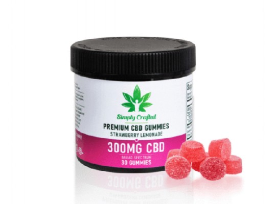 300mg THC Gummies – Strawberry Lemonade